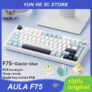 מקלדת גיימינג אלחוטית AULA F75